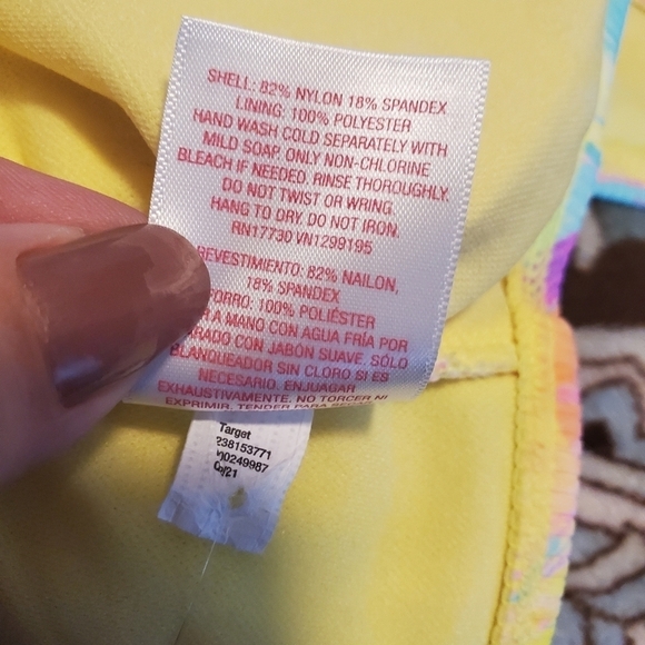 NEW Xhilaration Junior's Ribbed Square Neck Bralette Bikini Top - Picture 12 of 13